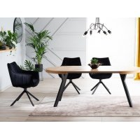 Scaun Tapitat AZALIA VELVET Genarom SN Verde / Bluvel 78